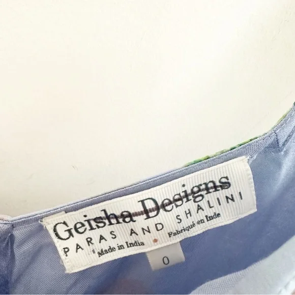 BHLDN Geisha Designs Isabella Tiered Square-Neck A-Line Midi Dress - Picture 8 of 8